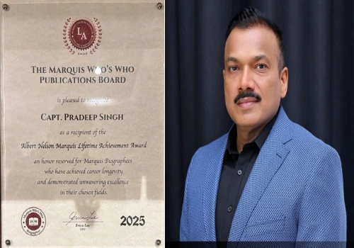 Captain Pradeep Singh Honored with Albert Nelson Marquis Lifetime Achievement Award